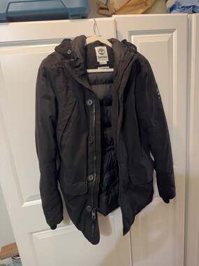 Timberland Waterproof Thermore Insulated Parka Jacket Black Size S/P
